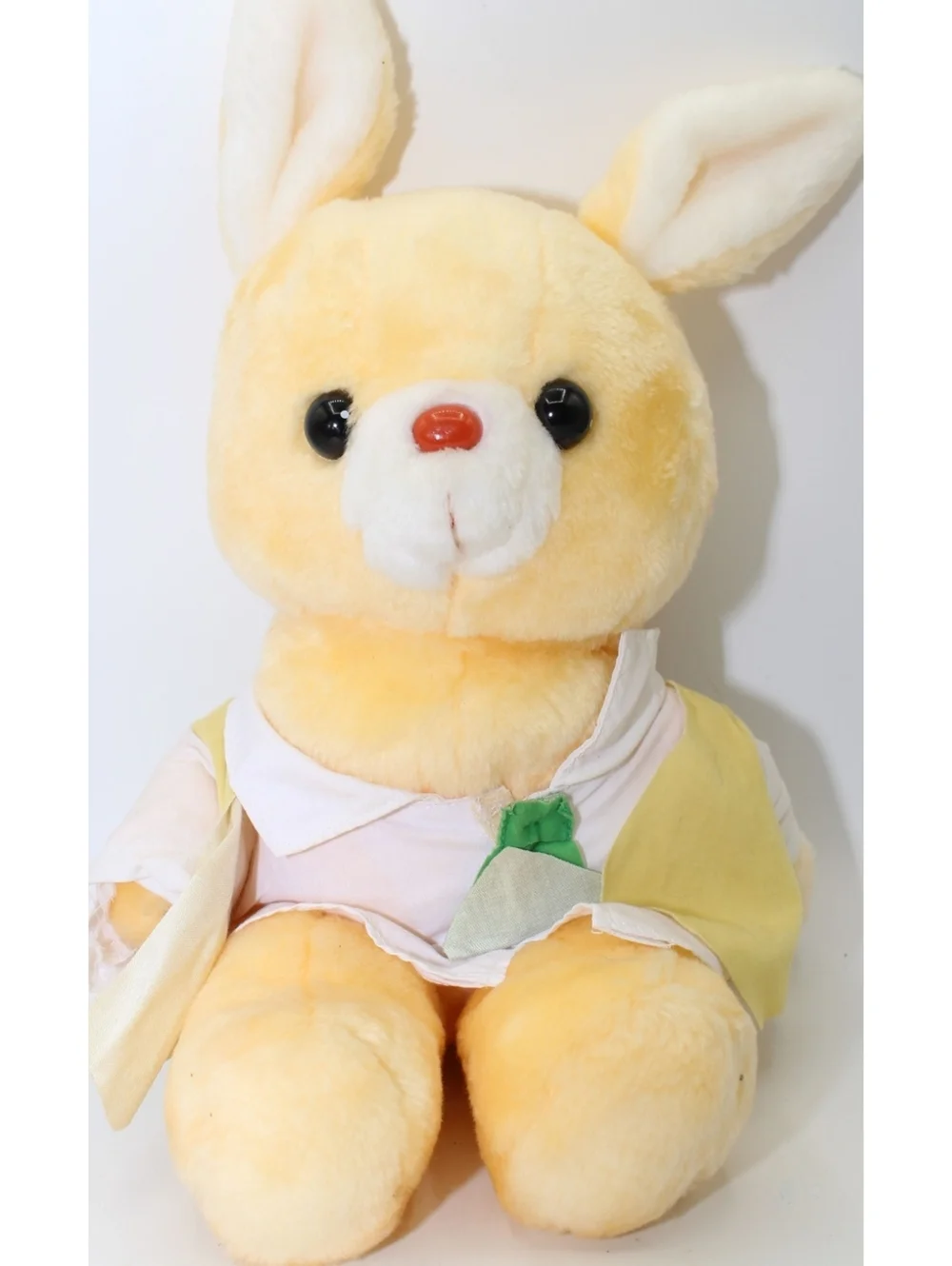 Vintage 1986 Tonka Maple Town Patty Yellow Bunny Rabbit Animal Plush Doll 14